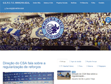 Tablet Screenshot of manchaazul.com.br